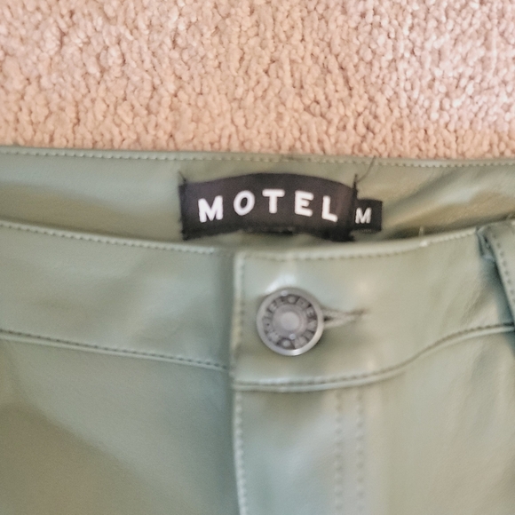 Motel Rocks Pleather Pants M - Picture 3 of 12